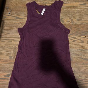 Fabletics Purple Racerback Tank Top